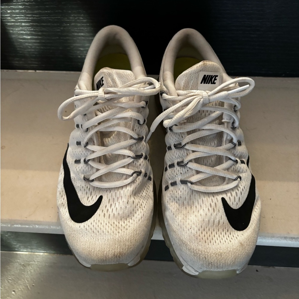 (WMNS) Nike Air MAX 2016 SUMMIT WHITE/BLACK-WHITE, Size 9 (40.5)